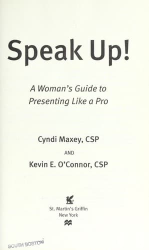 Tapa de Speak up!