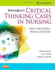 Tapa de Winningham's critical thinking cases in nursing