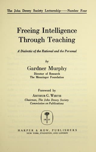 Tapa de Freeing intelligence through teaching