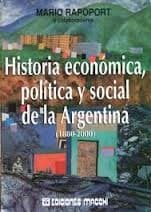 Tapa de Historia Economica, Politica y Social de La Argentina 1880-2000