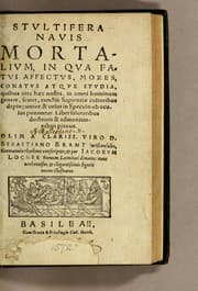 Tapa de Stultifera nauis mortalium