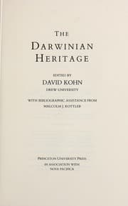 Tapa de The Darwinian Heritage