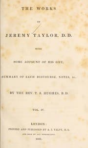 Tapa de The works of Jeremy Taylor