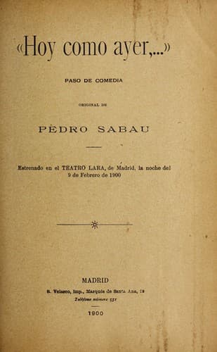 Tapa de "Hoy como ayer--"