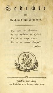 Tapa de Gedichte im Geschmack des Grecourt