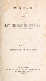 Tapa de Works of the Rev. Charles Bridges, M.A., vicar of Old Newton, Suffolk