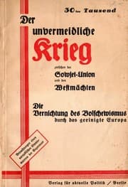 Tapa de Der unvermeidliche Krieg zwischen der Sowjet-Union und den Westmächten