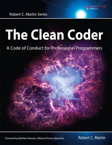 Tapa de The clean coder