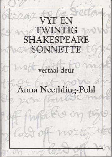 Tapa de Vyf en Twintig Shakespeare Sonnette