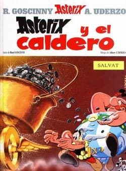 Tapa de Astérix y el caldero