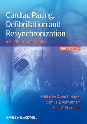 Tapa de Cardiac pacing, defibrillation, and resynchronization