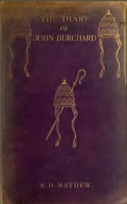 Tapa de The Diary of John Burchard of Stratsburg