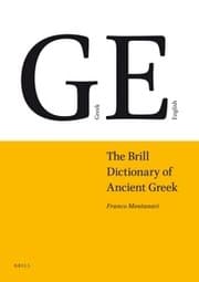 Tapa de The Brill dictionary for Ancient Greek