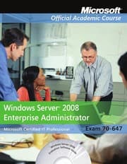 Tapa de Exam 70-647 Windows Server 2008 Enterprise Administrator