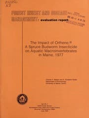 Tapa de The impact of Orthene