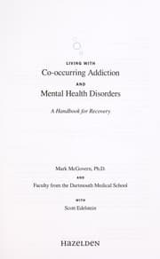 Tapa de Living with co-occurring addiction and mental health disorders