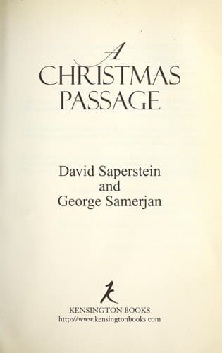 Tapa de A Christmas passage