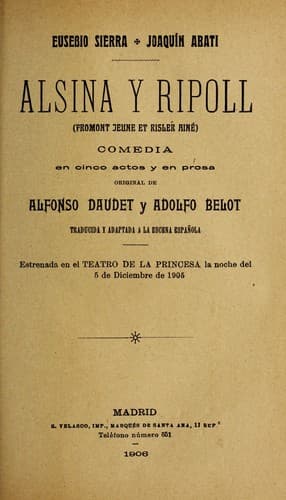 Tapa de Alsina y Ripoll