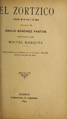 Tapa de El zortzico