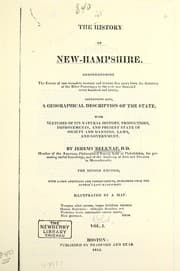 Tapa de The history of New-Hampshire