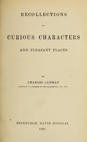Tapa de Recollections of curious characters and pleasant places