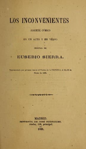 Tapa de Los inconvenientes