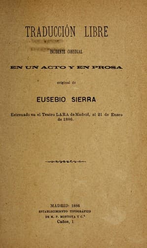 Tapa de Traduccio n libre