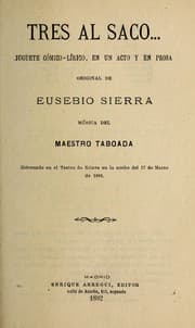 Tapa de Tres al saco--