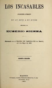 Tapa de Los incasables
