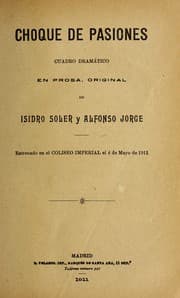 Tapa de Choque de pasiones
