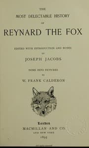 Tapa de The most delectable history of Reynard the Fox