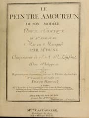Tapa de Le peintre amoureux de son modéle