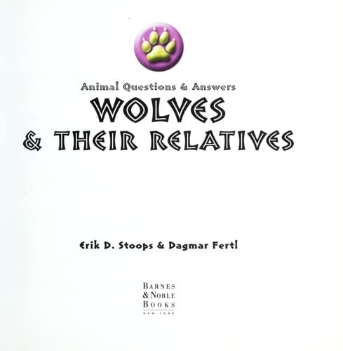 Tapa de Wolves & their relatives