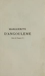 Tapa de Marguerite d'Angoulême (soeur de François Ier)