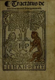 Tapa de Tractatus de arte bene viuendi beneq[ue] moriendi
