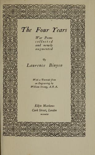 Tapa de The four years