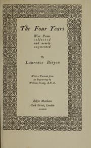 Tapa de The four years