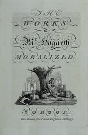 Tapa de The works of Mr. Hogarth moralized