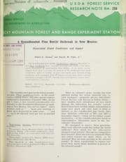 Tapa de A roundheaded pine beetle outbreak in New Mexico