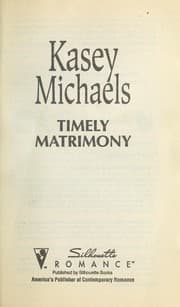 Tapa de Timely Matrimony (Hasty Weddings)