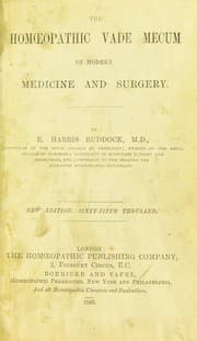 Tapa de The hom¿opathic vade mecum of modern medicine and surgery