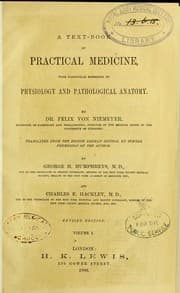 Tapa de A textbook of practical medicine