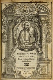 Tapa de Constitutiones Societatis Iesu