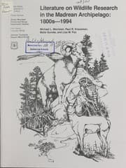 Tapa de Literature on wildlife research in the Madrean Archipelago, 1800s-1994