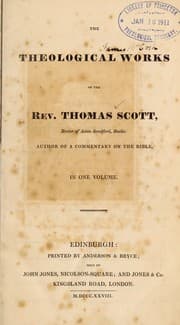 Tapa de The theological works of the Rev. Thomas Scott ...