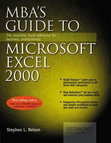 Tapa de MBA's guide to Microsoft Excel 2000