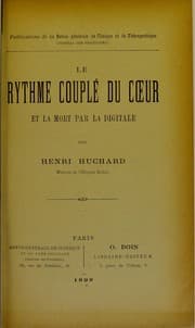 Tapa de Le rythme coupl©♭ du coeur et la mort par la digitale