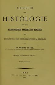 Tapa de Lehrbuch der Histologie und der mikroskopischen Anatomie des menschen mit Einschluss der mikroskopischen Technik