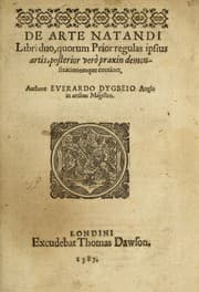 Tapa de De arte natandi libri duo