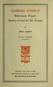 Tapa de The writings of Bret Harte